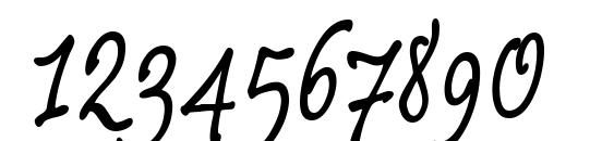 PR8 Charade Font, Number Fonts