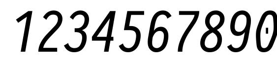 PragmataPro Italic Font, Number Fonts