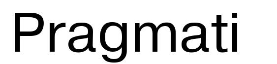 Pragmati font, free Pragmati font, preview Pragmati font