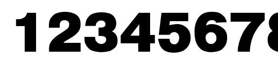 Pragmatica Black Font, Number Fonts