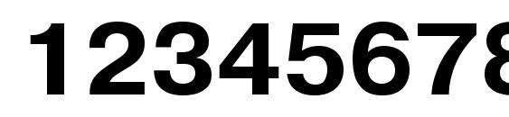 Pragmatica Bold Font, Number Fonts