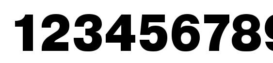 Pragmatica Condensed Black Font, Number Fonts