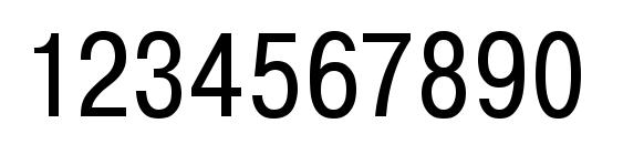 Pragmatica Condensed Font, Number Fonts