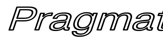 Pragmatica HW Bold Italic font, free Pragmatica HW Bold Italic font, preview Pragmatica HW Bold Italic font