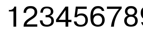 Pragmatica regular Font, Number Fonts