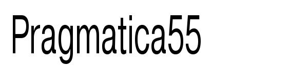 Pragmatica55 font, free Pragmatica55 font, preview Pragmatica55 font
