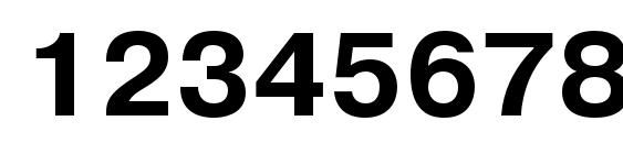 PragmaticaC Bold Font, Number Fonts