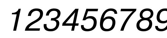 PragmaticaC Oblique Font, Number Fonts