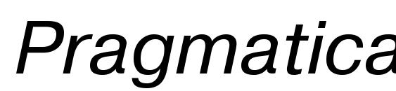 PragmaticaCFTT Italic Font