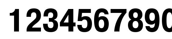 PragmaticaCondATT Bold Font, Number Fonts