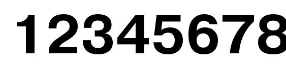 PragmaticaCTT Bold Font, Number Fonts