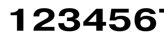 PragmaticaCTT Bold125 Font, Number Fonts