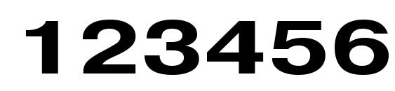 PragmaticaCTT Bold130b Font, Number Fonts