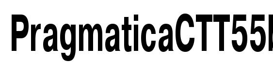 шрифт PragmaticaCTT55b, бесплатный шрифт PragmaticaCTT55b, предварительный просмотр шрифта PragmaticaCTT55b