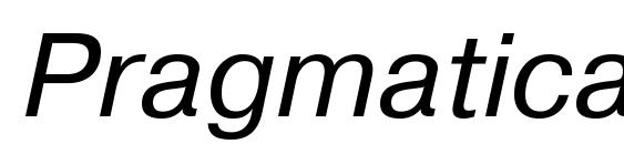 PragmaticaMACCTT Italic Font