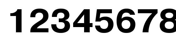 PragmaticaTT Bold Font, Number Fonts