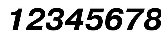 PragmaticaWINCTT BoldItalic Font, Number Fonts