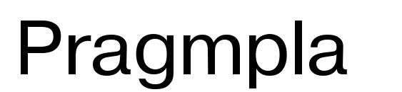 Pragmpla font, free Pragmpla font, preview Pragmpla font