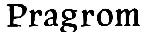шрифт Pragroman, бесплатный шрифт Pragroman, предварительный просмотр шрифта Pragroman