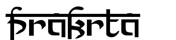 шрифт Prakrta, бесплатный шрифт Prakrta, предварительный просмотр шрифта Prakrta