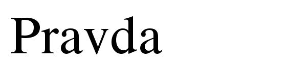 Pravda font, free Pravda font, preview Pravda font