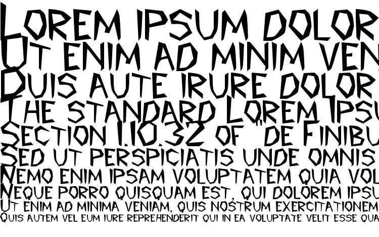 specimens Prehistoric font, sample Prehistoric font, an example of writing Prehistoric font, review Prehistoric font, preview Prehistoric font, Prehistoric font