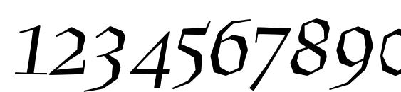 Шрифт PreissigAntikva Italic, Шрифты для цифр и чисел