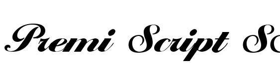 Premi Script SSi font, free Premi Script SSi font, preview Premi Script SSi font