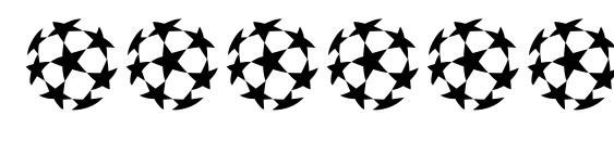 premiership Font, Number Fonts