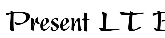 Present LT Bold Condensed Font