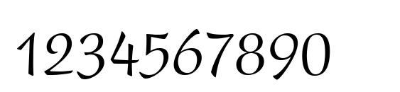 Present LT Condensed Font, Number Fonts