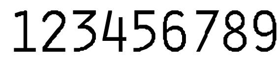 Presentor Normal Font, Number Fonts