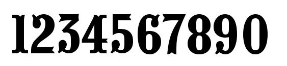 Presentumcpsnr regular Font, Number Fonts