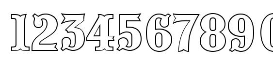 Presentumotl regular Font, Number Fonts