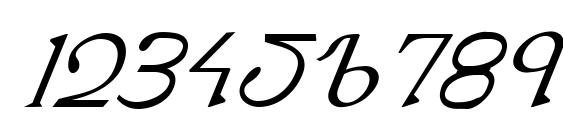 Presley Press Italic Font, Number Fonts
