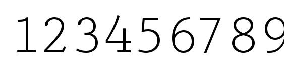 Prestige Regular Font, Number Fonts