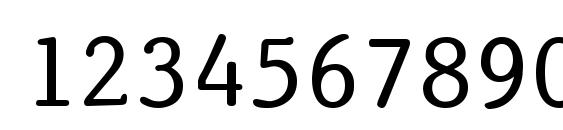 Prestige Font, Number Fonts