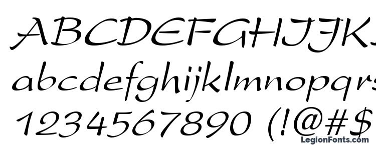 глифы шрифта PrestonScript Italic, символы шрифта PrestonScript Italic, символьная карта шрифта PrestonScript Italic, предварительный просмотр шрифта PrestonScript Italic, алфавит шрифта PrestonScript Italic, шрифт PrestonScript Italic