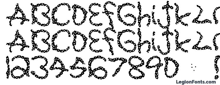 glyphs Pretzel font, сharacters Pretzel font, symbols Pretzel font, character map Pretzel font, preview Pretzel font, abc Pretzel font, Pretzel font