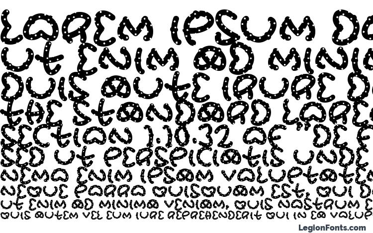specimens Pretzsalted font, sample Pretzsalted font, an example of writing Pretzsalted font, review Pretzsalted font, preview Pretzsalted font, Pretzsalted font