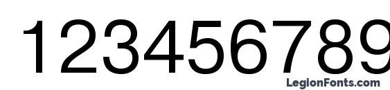 Prg55 ac Font, Number Fonts