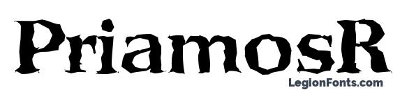 PriamosRandom Bold font, free PriamosRandom Bold font, preview PriamosRandom Bold font