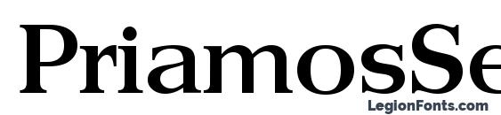 PriamosSerial Medium Regular font, free PriamosSerial Medium Regular font, preview PriamosSerial Medium Regular font