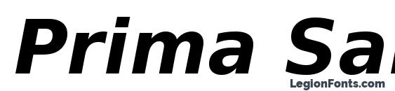 шрифт Prima Sans Bold Oblique BT, бесплатный шрифт Prima Sans Bold Oblique BT, предварительный просмотр шрифта Prima Sans Bold Oblique BT