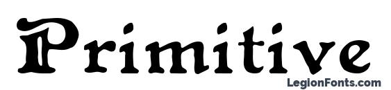 Шрифт Primitive