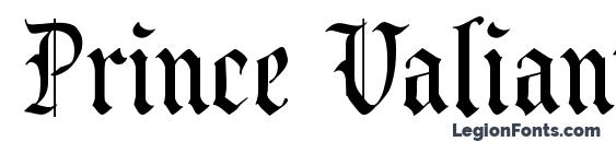 шрифт Prince Valiant, бесплатный шрифт Prince Valiant, предварительный просмотр шрифта Prince Valiant
