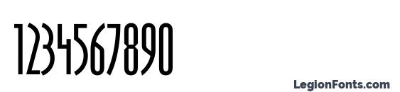 Pritchard LET Plain.1.0 Font, Number Fonts