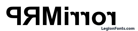 PRMirror font, free PRMirror font, preview PRMirror font