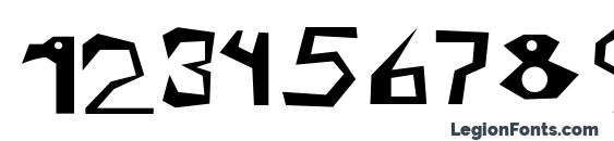 Probbariusc Font, Number Fonts