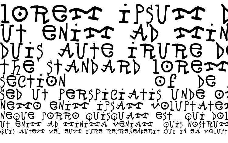 specimens Professor mad font, sample Professor mad font, an example of writing Professor mad font, review Professor mad font, preview Professor mad font, Professor mad font